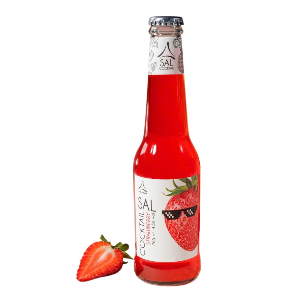 BW.J- Strawberry Flavor Cooktail Sal 4.5% 265ml