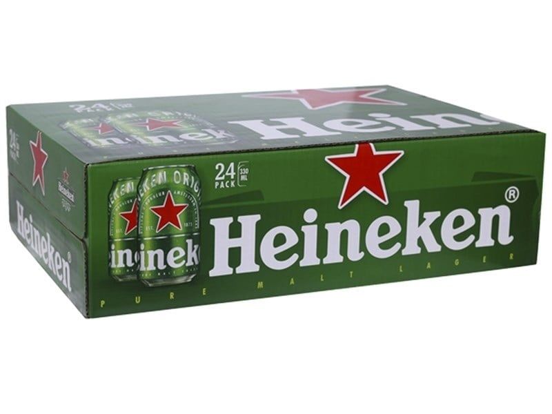 BE.LB- Beer Heineken 330ml x 24 Tin T9