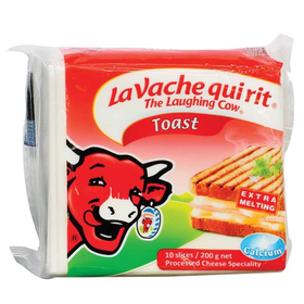DA.C- Cheddar Cheese Slices Toast La Vache Quirit 200g