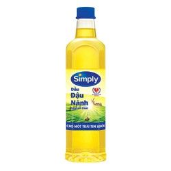 O- Dầu nành Simply 1L - Soybean Oil ( Bottle )