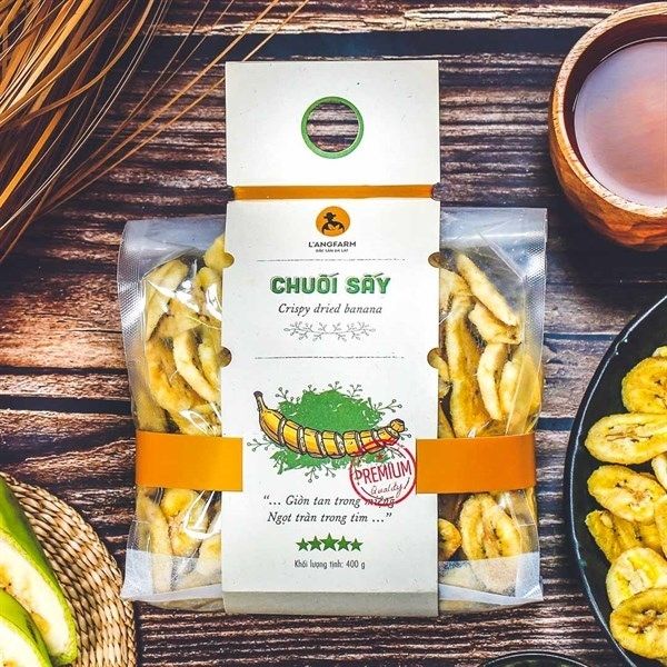 FRD- Crispy Dried Banana L'angfarm 400g T8