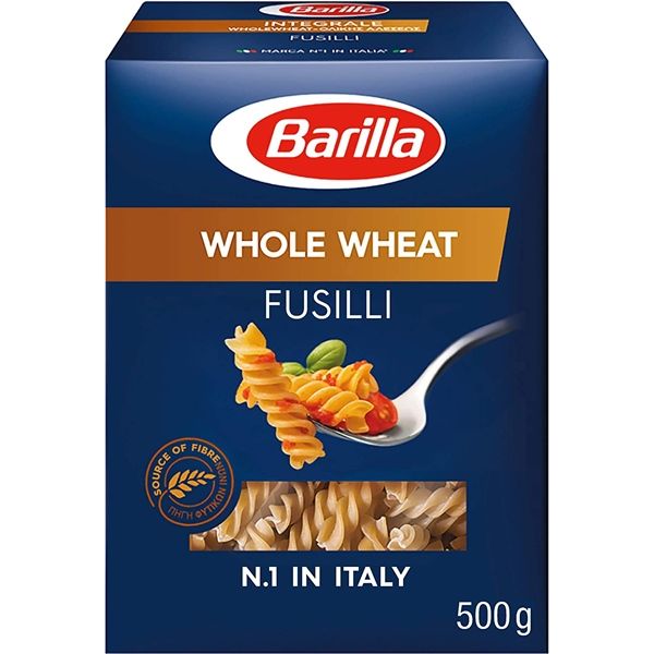 GR.P- Nui xoắn nguyên cám Barilla - Barilla Whole Wheat Fusilli Integrali 500g