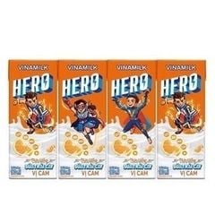DA.M.N- Orange Flavour Fruit Milk Hero Vinamilk 180ml