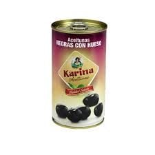 PK-Whole Black Olives Karina 370ml
