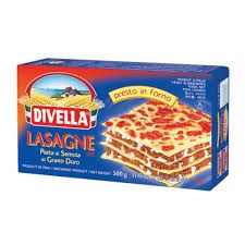 P- Mí lá Divella 500g - Lasagne N.109 (Gói)