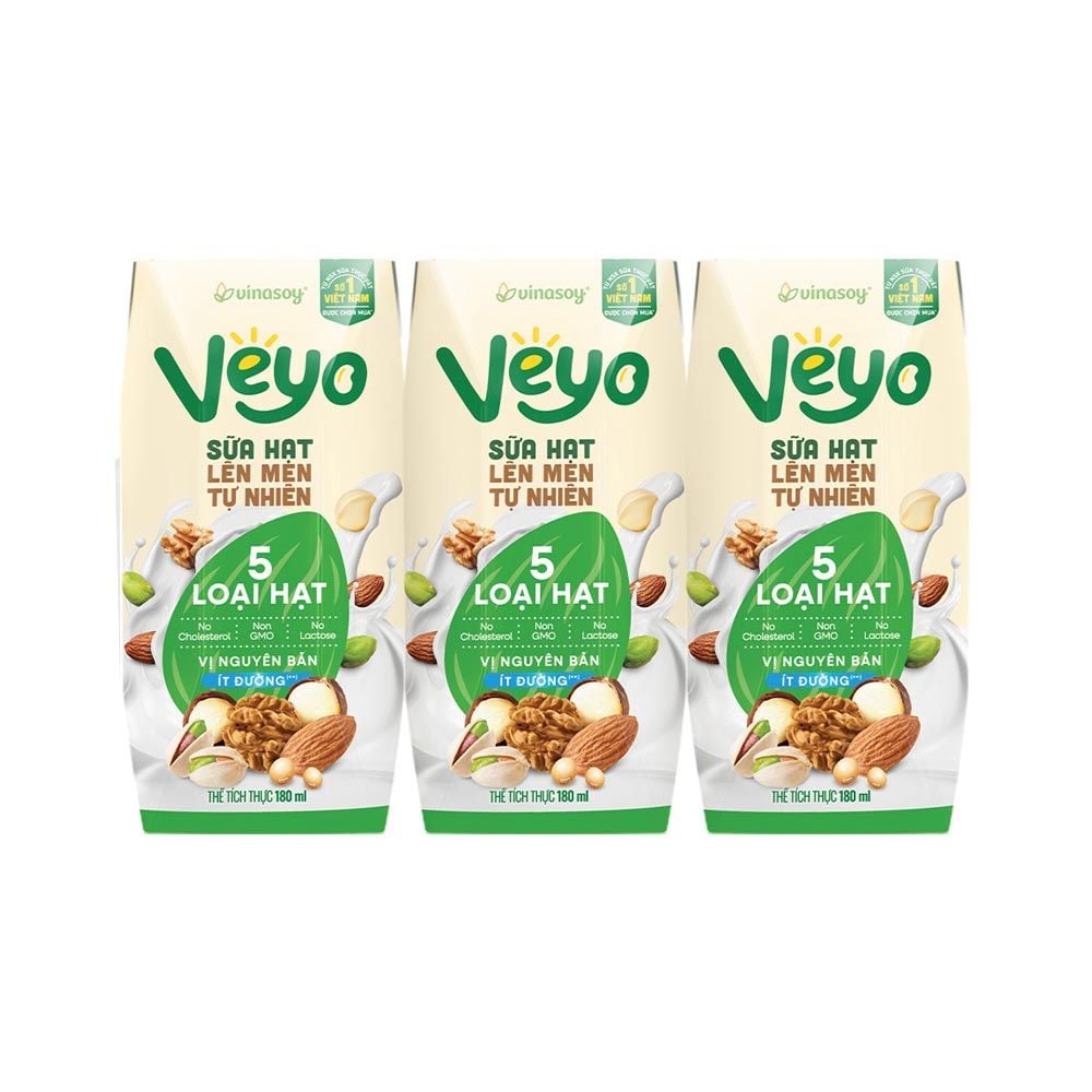 DY- Low Sugar Fermented Nuts Mix Veyo 180ml