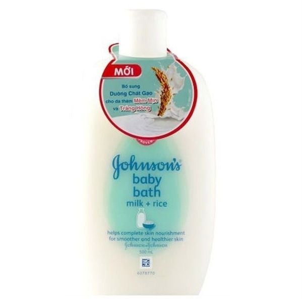 PU-Tiêu dùng. Milk & Rice Baby Bath Johnson's 200ml