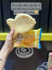 IC-Kem. Custard Cream Flavor Ice Cream Yellow Fish Binggrae Samanco 150ml ecp