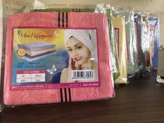 PU- Luxury Cotton Towel Happyness 30x50cm (Khăn lau mặt) T4