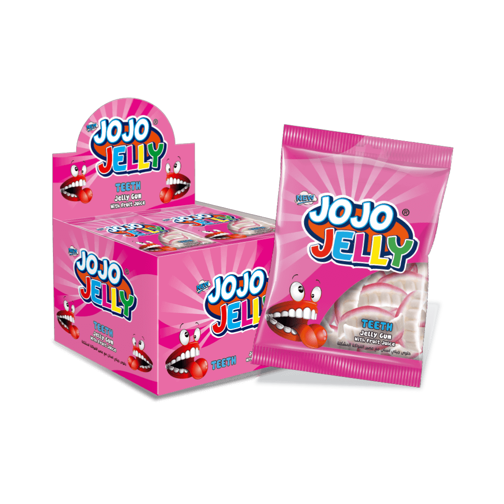 SN.CD- Fruit Flavor Teeth Jelly Candy Jojo 20g