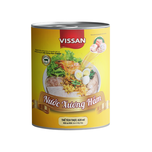 CA- Pork Bone Broth Vissan 820ml