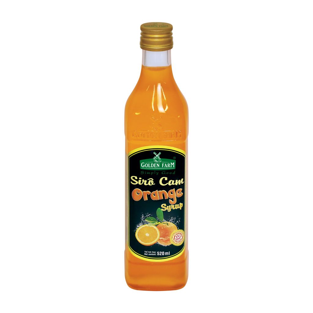 SR- Orange Syrup Golden Farm 520ml T3