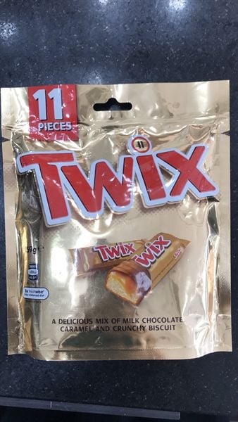 CH- Caramel & Crunchy Biscuit Twix 159g T12