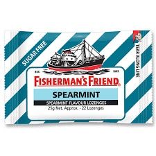 SN.CD- Spearmint Flavour Lozenges Fisherman's Freind 25g T3