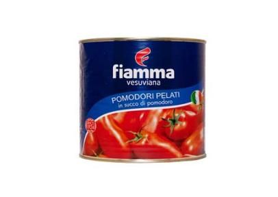 VET- Cà chua lột vỏ Fiamma 2.55kg - Whole Peeled Tomatos ( Lon )