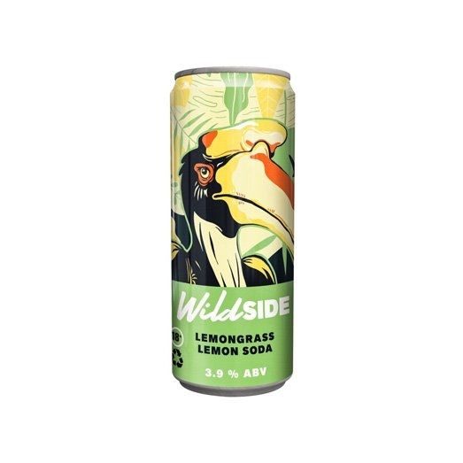 BW.S- Soda chanh sả - Wildside Lemongrass Soda 330ml ( can )