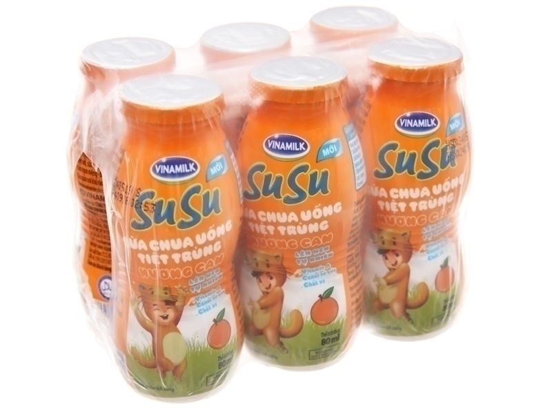 DY- Drinking Yogurt Orange Flavor Susu Vinamilk 80ml T3