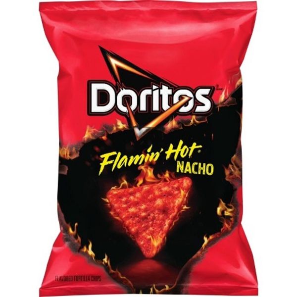 SN- Flamin Hot Nacho Flavor Snack Doritos 312g T6