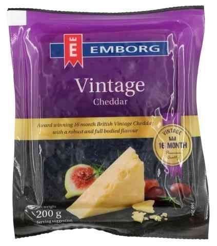 DA.C- Cheddar Cheese Vintage Emborg 200g ( Pack )