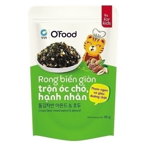 SN- Crispy Laver Mixed Walnut & Almond O'Food 40g T5