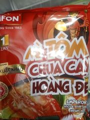 GR.NO- Emperor's Spicy & Sour Shrimp Instant Noodles Vifon 100g T4