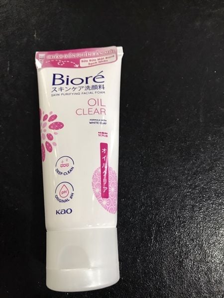 PU- Skin Purifying Facial Foam Oil Clear Biore 50g T9