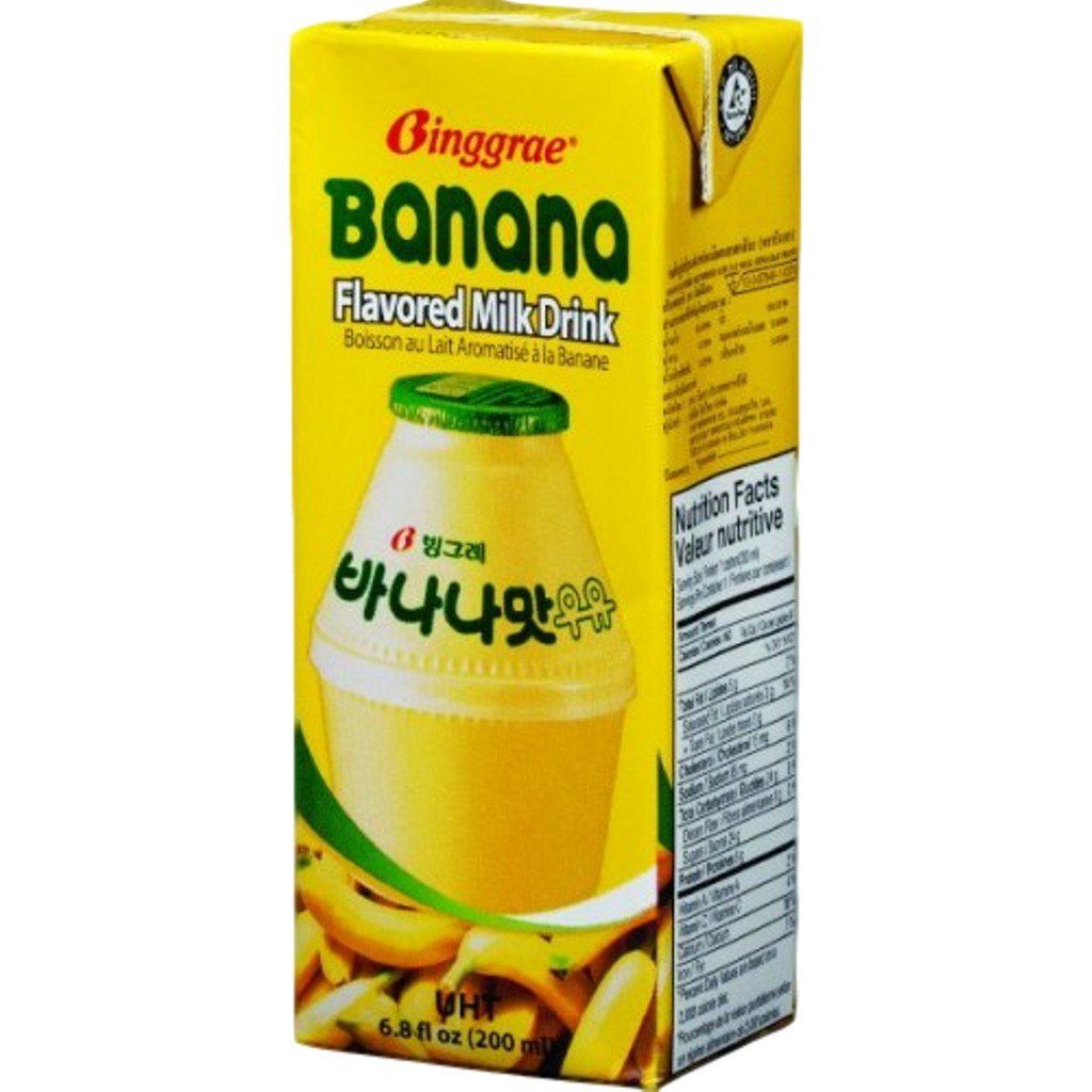 DA.M.N- sữa chuối 200ml - Banana Flavored Milk Binggrae 200ml ( box )