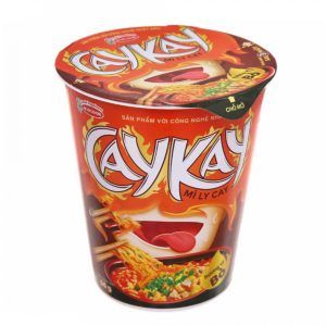 NDI- Mì ly bò cay Caykay 66g - Spicy Beef Noodle (ly)