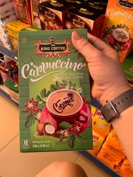 CF- Coconut Flavor Cappuccino King Coffee (12packs x 20g) 240g T4