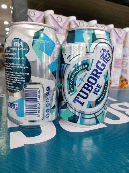 BE.LB- Beer Ice Cold Filtered Tuborg Ice 4.3% 330ml T12