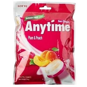 SN.CD- Plum & Peach Candy Lotte Anytime 60g