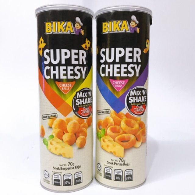 PC.S- Bánh phô mai - Super Cheesy Cheese Balls Bika 70G (box)