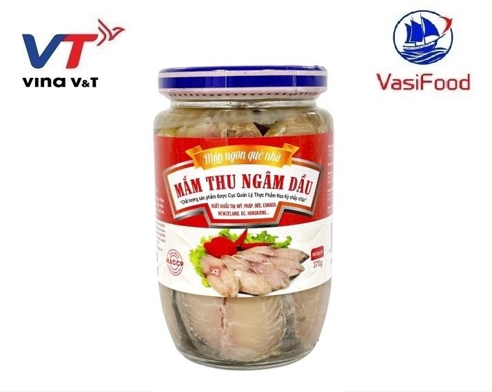 SS- Salted Mackerel In Soya Bean Oil VasiFood 370g