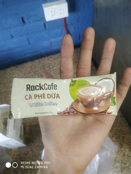 CF- Coconut Coffee Rockcafe 20g (mã lẻ 1 gói) T1