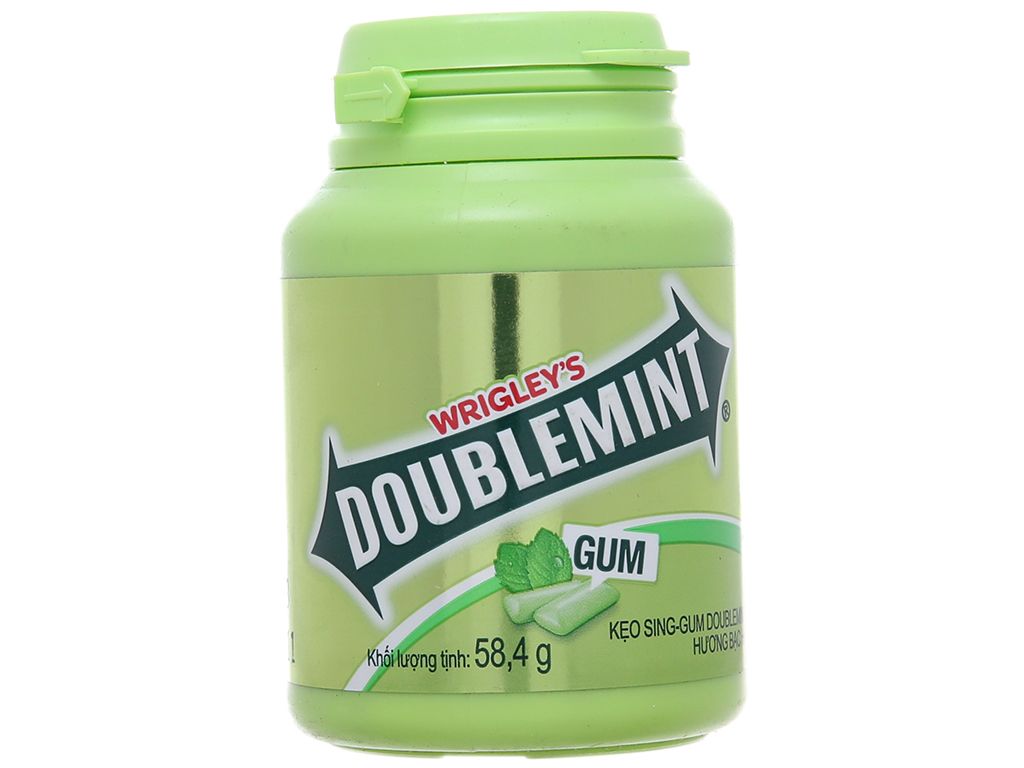 CD- Kẹo gum bạc hà Gum Double Mint 58,4g ( box )
