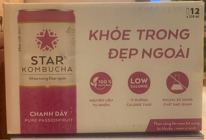 TE- Pure Passion Fruit Kombucha Star 250ml