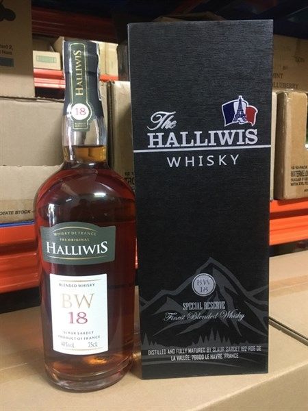 WI.WH- Whisky Halliwis BW18 40% 750ml T11