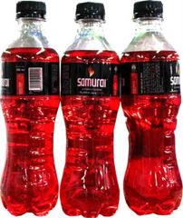 BW.S- Strawberry Flavor Energy Drink Samurai 390ml T2