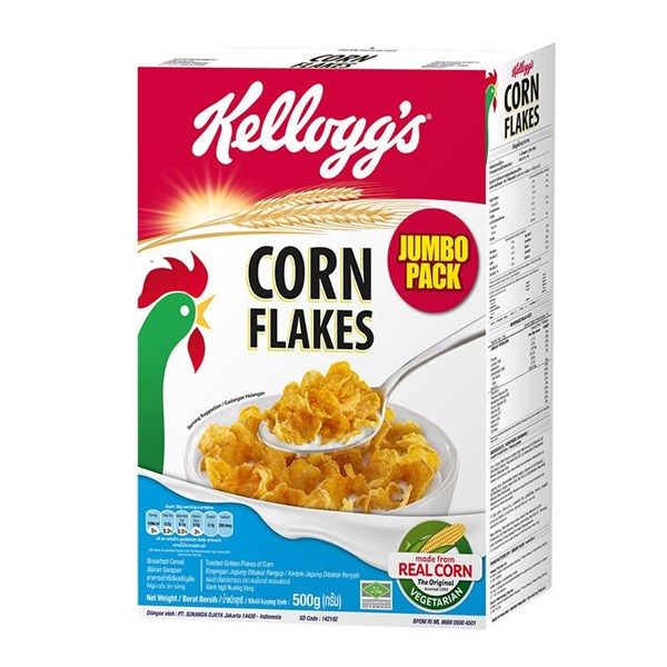 GR.G- Ngũ cốc bắp Kellogg's 500g - Corn Flake