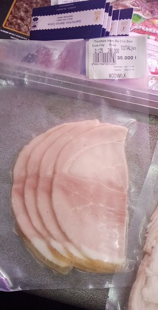 ME.CC- Dăm bông đùi ( kg ) - Torchon Ham Ba Chú Beo ( 1kg or pack 100g )