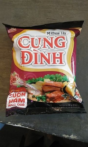 NDI- Mì sườn hầm cung đình - Stewed Rib w. 5 Fruits Noodle Kool Cung Đình 80g ( pack )