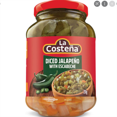 PK- Diced Chili Peppers Diced Jalapeno La Costena 210g T3