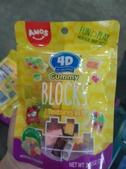 SN.CD- Blocks 2 Textures in 1 Jelly Candy Gummy Amos 72g T5