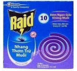 PU- Mosquito Incense Lavender Flavor Raid 10pcs T7