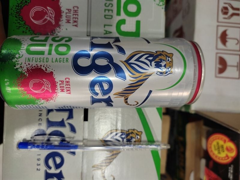 BE.LB- Cheeky Plum Flavor Beer Soju Tiger 330ml T4