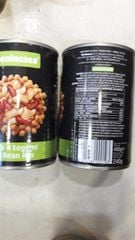 VET-Đồ hộp. Mix 4 Beans Benincasa Atlas 400g T11