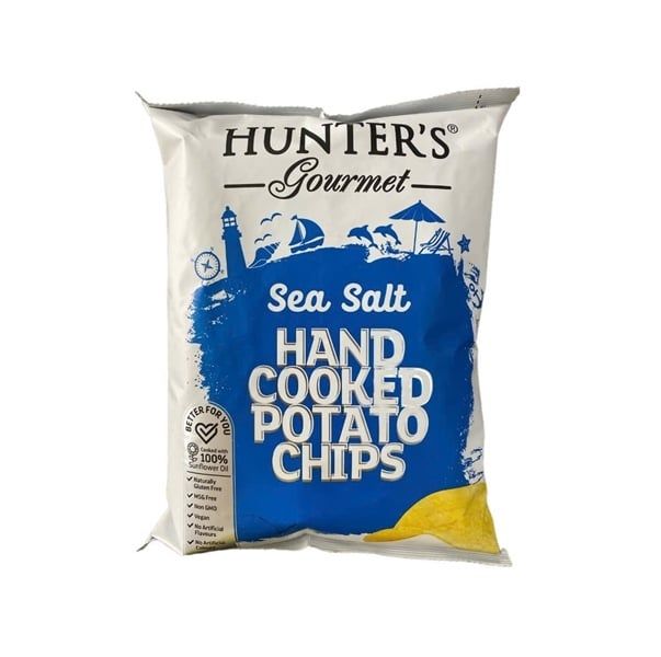SN- Sea Salt Potato Chips Hunter's 125g