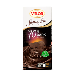 CH- Chocolate 70% Cocoa Sugar Free Valor 100g T10
