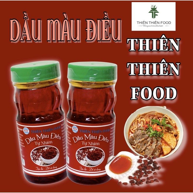 SS- Dầu màu điều - Annatto Oil Thiên Thiên Food 100ml ( bottle )