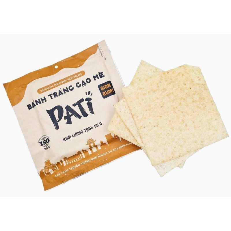 MW- Pati Sesame Vietnamese Traditional Rice Cracker 55g